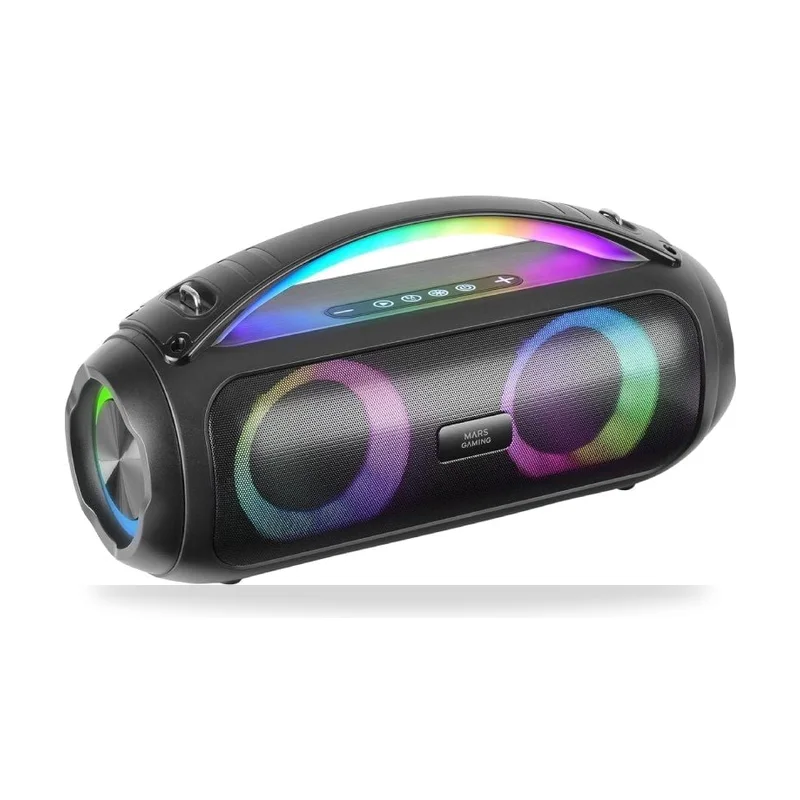 Altavoz con Bluetooth Mars Gaming MS-PULSE/ 50W RMS/ 2.0/ Negro
