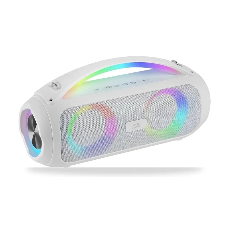 Altavoz con Bluetooth Mars Gaming MS-PULSE/ 50W RMS/ 2.0/ Blanco