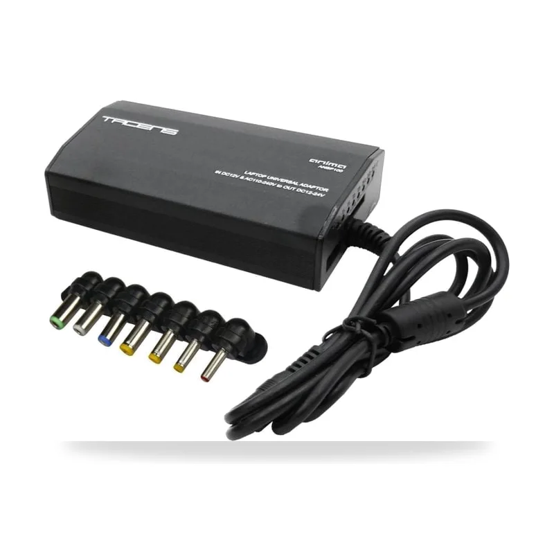 Cargador de Portátil Anima ANBP100/ 1xUSB/ 100W/ Manual/ 8 Conectores/ Voltaje 12-24V