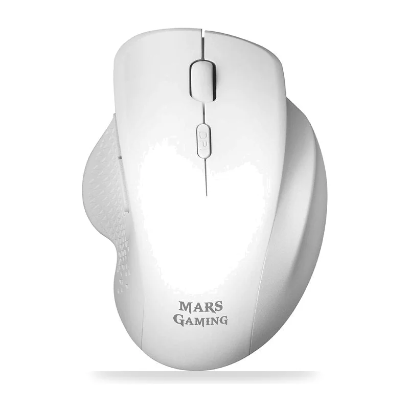Ratón Inalámbrico Mars Gaming MMWERGO/ Hasta 3200 DPI/ Blanco
