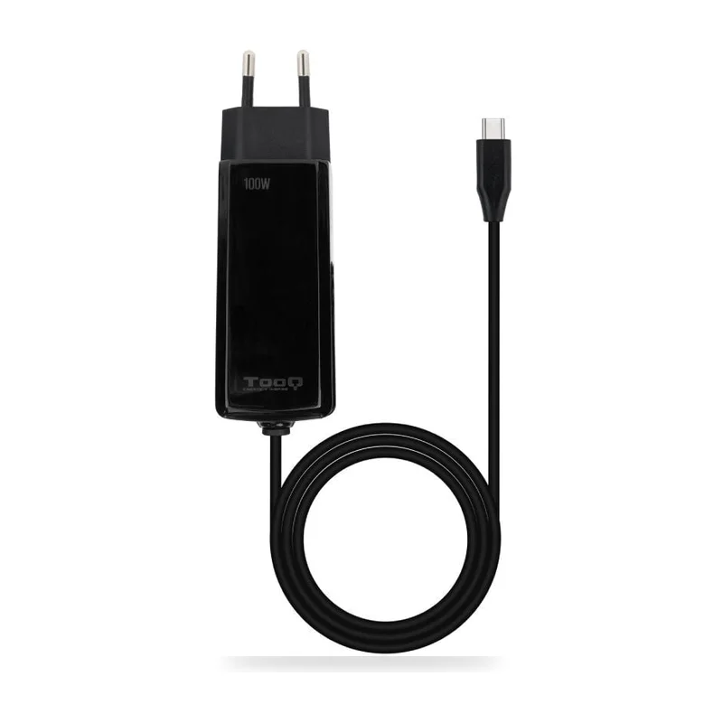 Cargador de Portátil GaN TooQ TQLC-USBCGAN100PD-C USB Tipo-C/ 100W/ Automático/ Voltaje 5-20V