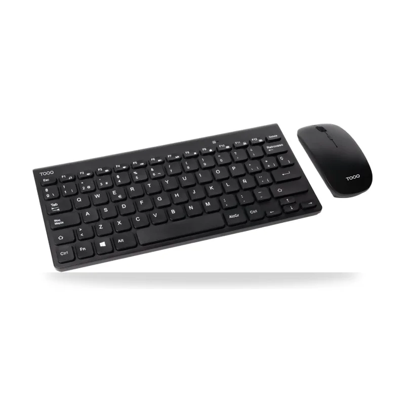 Teclado y Ratón Inalámbricos TooQ TQKMW-3101-B