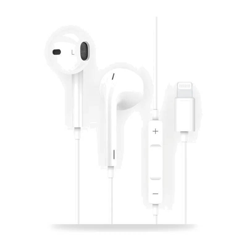 Auriculares Intrauditivos Tech One Tech earTECH HIP TEC1201/ con Micrófono/ Lightning/ Blancos