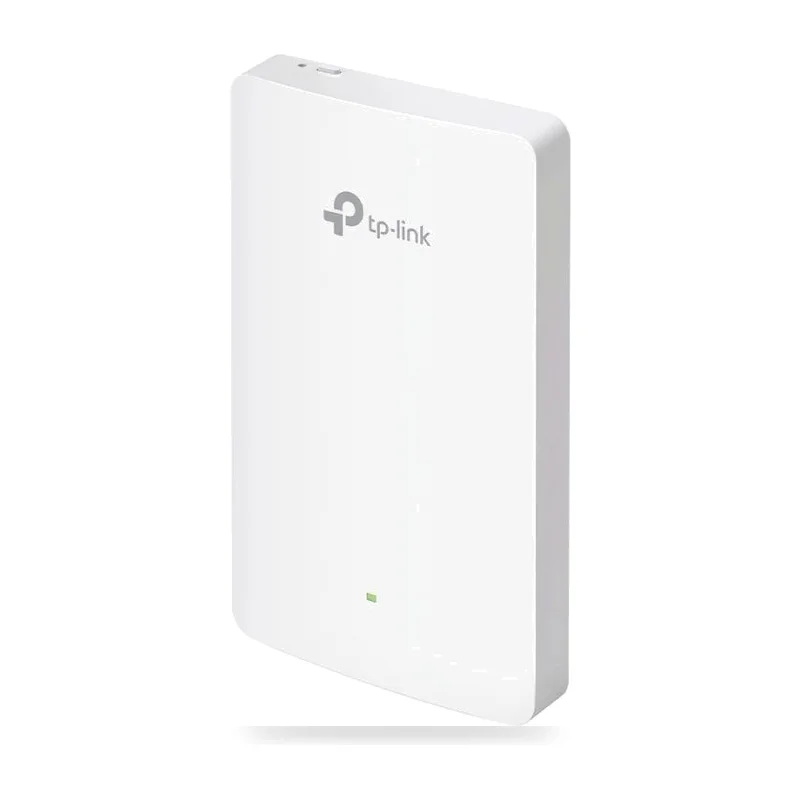 Punto de Acceso Inalámbrico TP-Link Omada EAP615-WALL/ WiFi 6/ PoE/ 1800Mbps/ 2.4GHz 5GHz/ Antenas de 4dBi/ WiFi 802.11 ax/ac/a/n/b/g 802.3af/at