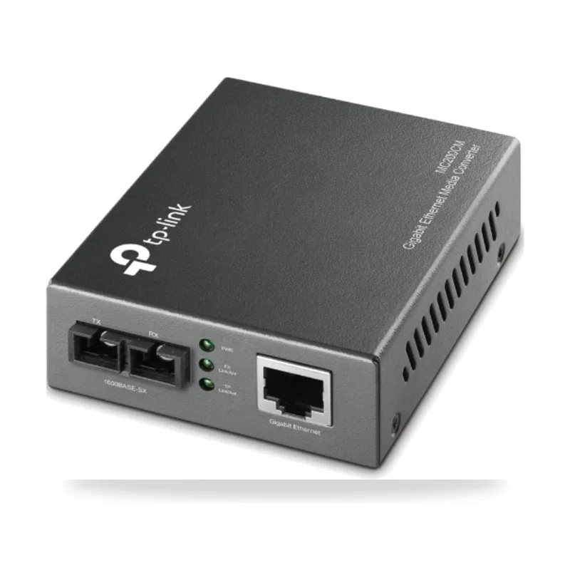 Conversor de Medios Gigabit TP-Link MC200CM V2/ 1 Puerto/ RJ-45 10/100/1000