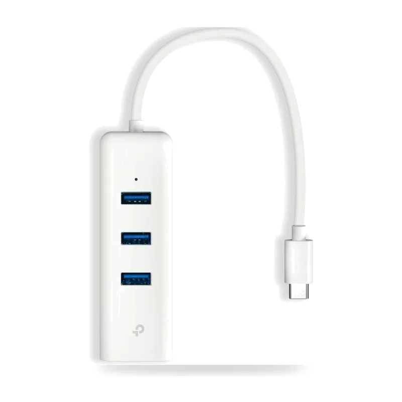 Hub USB Tipo-C 3.0 TP-Link UE330C/ 3xUSB/ 1xRJ45/ Blanco