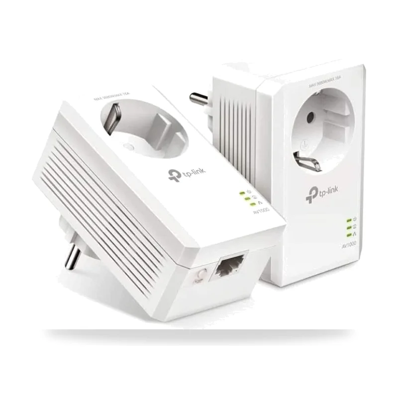 Adaptador Powerline TP-Link TL-PA7017P KIT AV1000 1000Mbps/ Alcance 300m/ Pack de 2