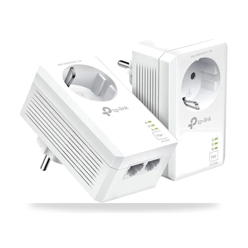Adaptador Powerline TP-Link TL-PA7027P KIT 1000Mbps/ Alcance 300m/ Pack de 2