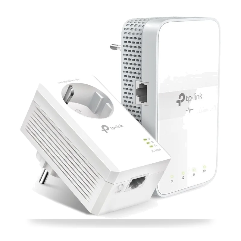 Adaptador Powerline TP-Link TL-WPA7617 KIT 1000Mbps/ Alcance 300m/ Pack de 2