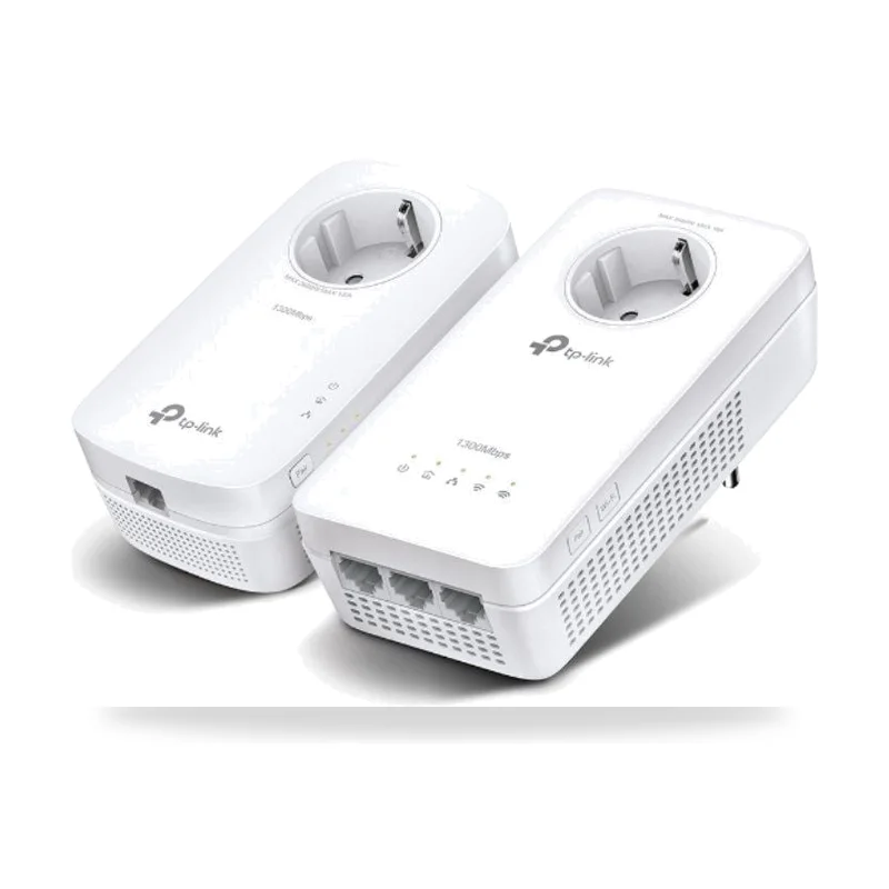 Adaptador Powerline TP-Link TL-WPA8631P 1300Mbps/ Alcance 300m/ Pack de 2