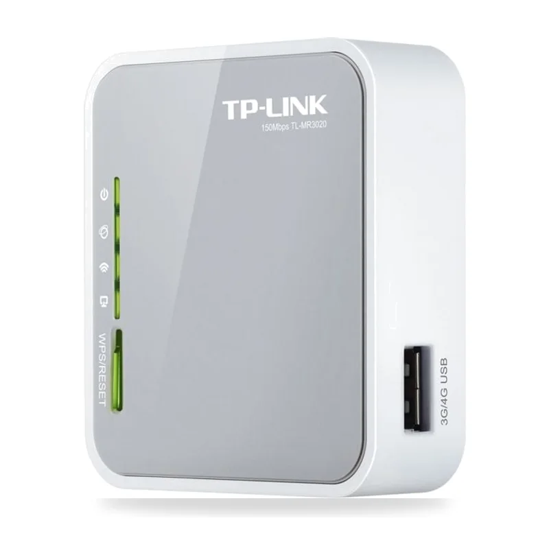Router Inalámbrico 3G TP-Link TL-MR3020 150Mbps/ 2.4GHz/ 1 Antena/ WiFi 802.11n/g/b