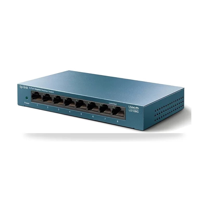 Switch TP-Link LS108G 8 Puertos/ RJ-45 10/100/1000