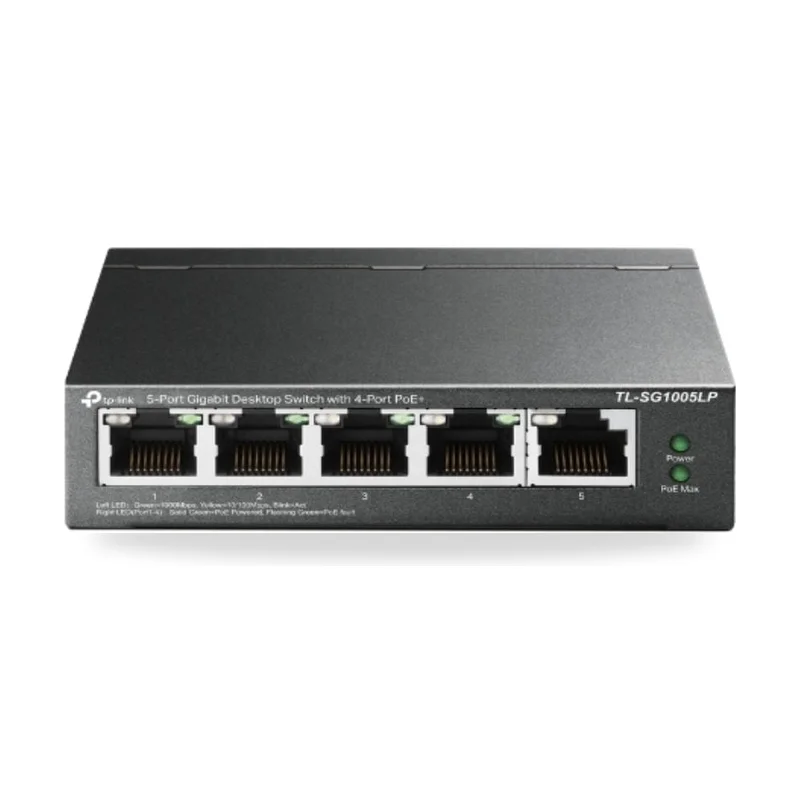Switch TP-Link TL-SG1005LP 5 Puertos/ RJ-45 10/100/1000/ PoE