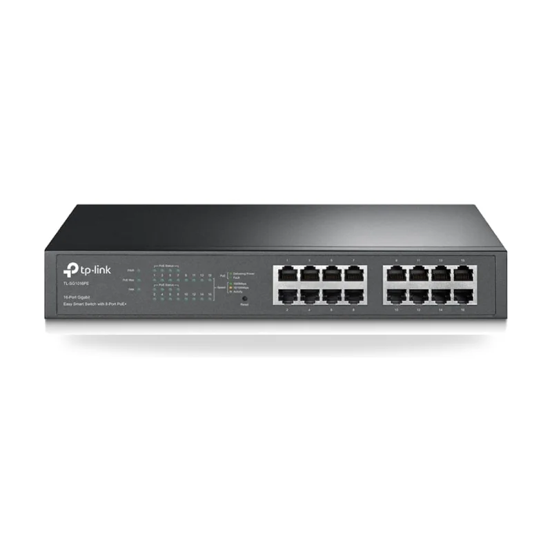 Switch TP-Link TL-SG1016PE/ 16 Puertos/ RJ45 10/100/1000/ PoE+