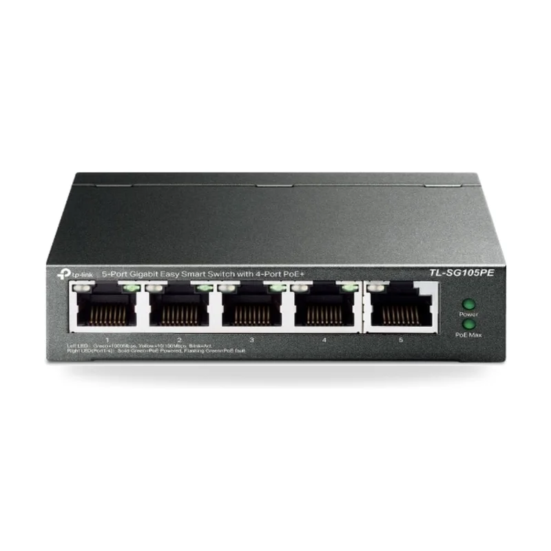 Switch TP-Link TL-SG105PE 5 Puertos/ RJ-45 10/100/1000 PoE