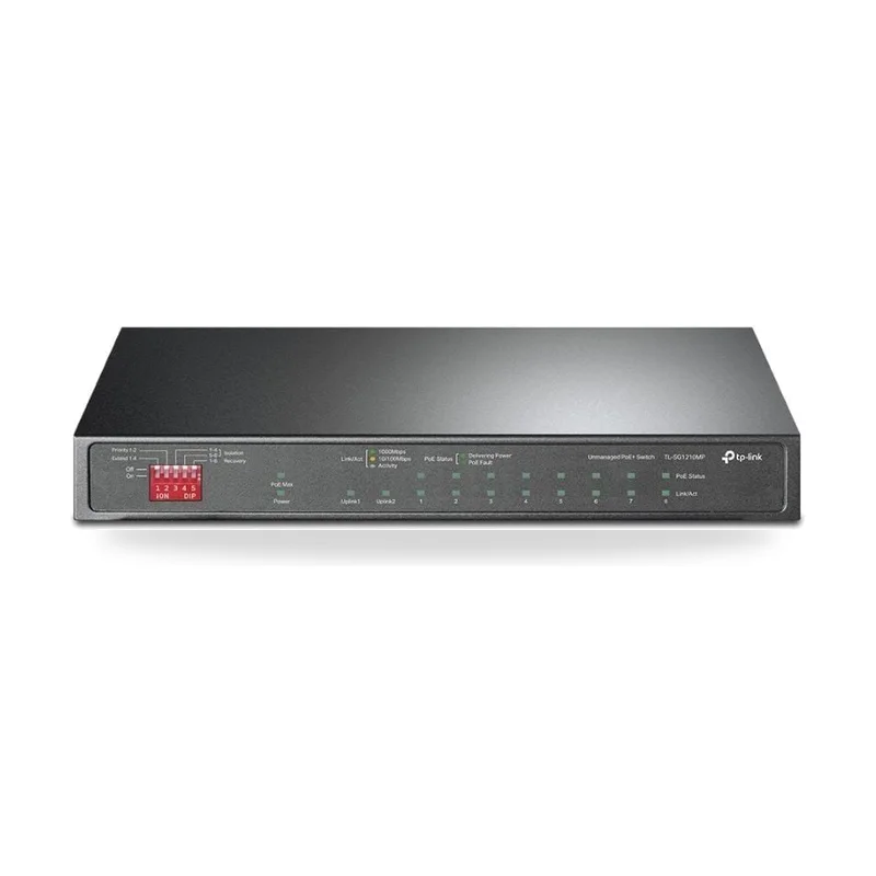 Switch TP-Link TL-SG1210MP 10 Puertos/ RJ-45 10/100/1000/ PoE+