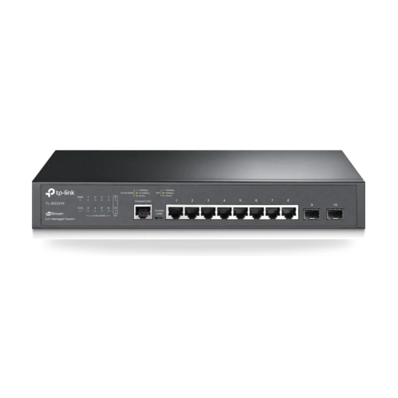 Switch Gestionable TP-Link Omada TL-SG3210 10 Puertos/ RJ-45 10/100/1000/ SFP