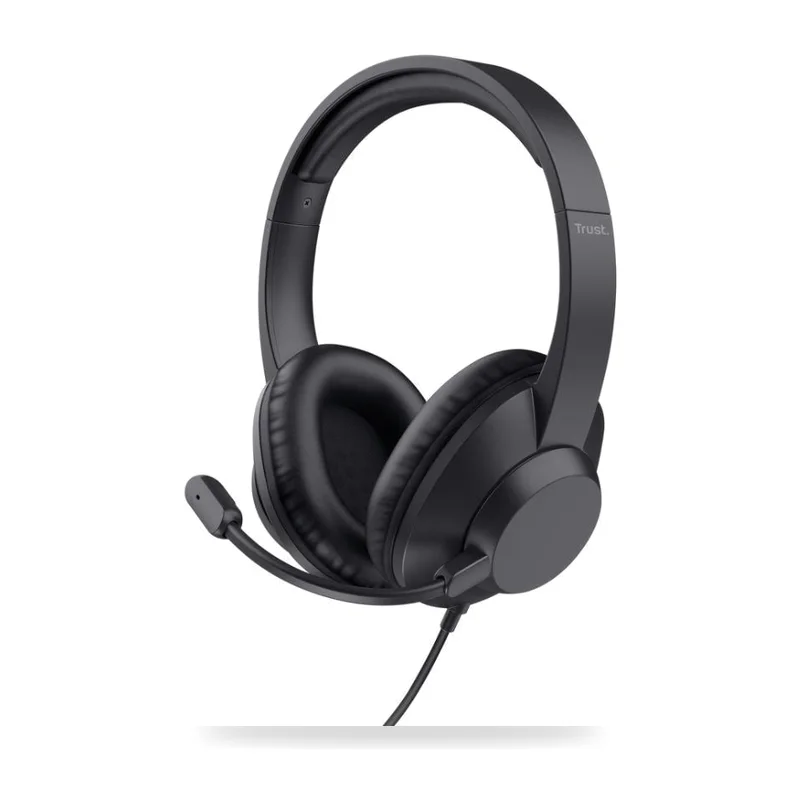 Auriculares Trust Ayda Max USB/ con Micrófono/ USB/ Negros