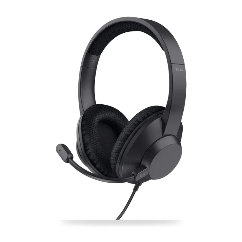 Auriculares Trust Ayda Max USB-ENC/ con Micrófono/ USB/ Negros
