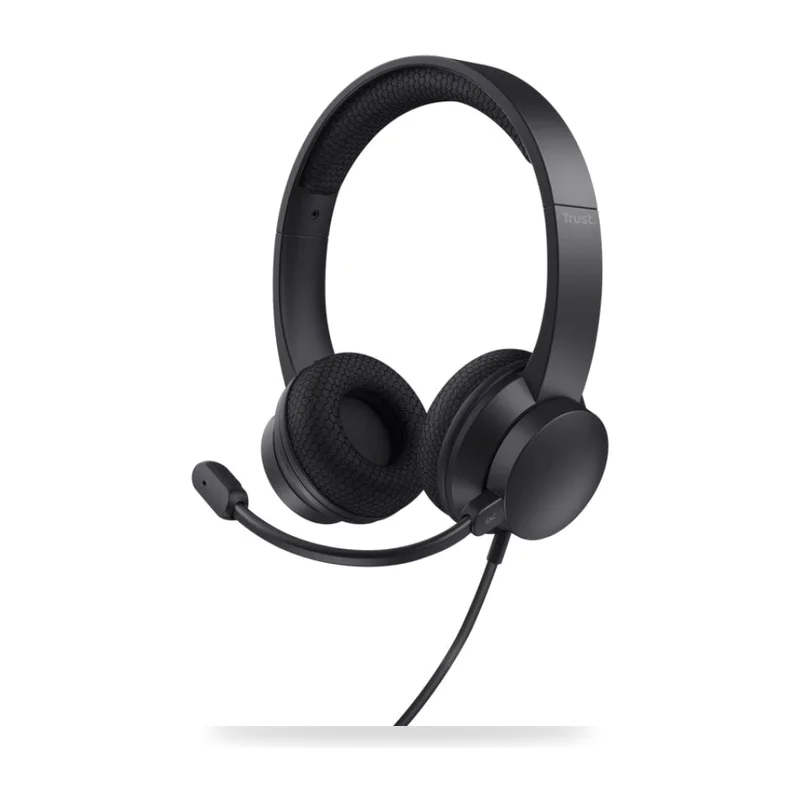 Auriculares Trust Ayda/ con Micrófono/ USB/ Negros