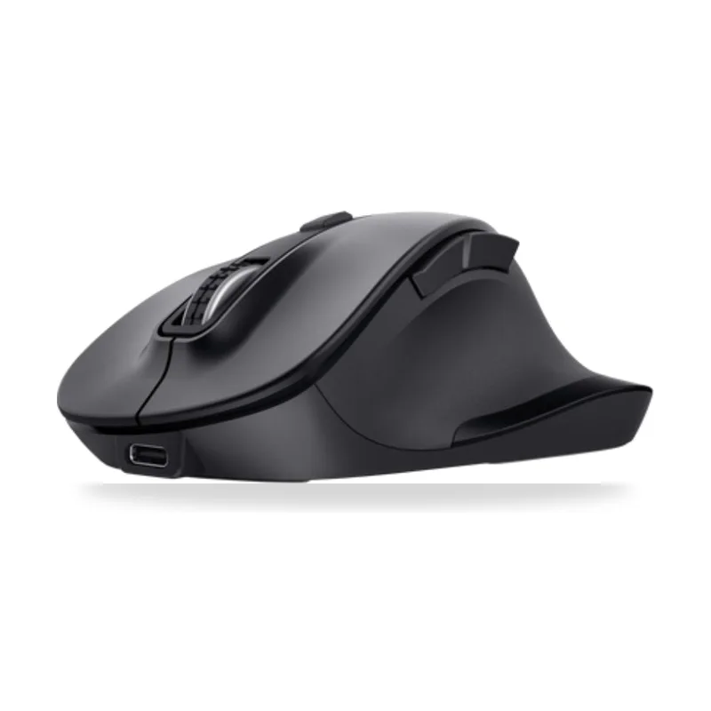 Ratón Ergonómico Inalámbrico Trust Fyda Multidispositivo/ Batería recargable/ Hasta 2400 DPI