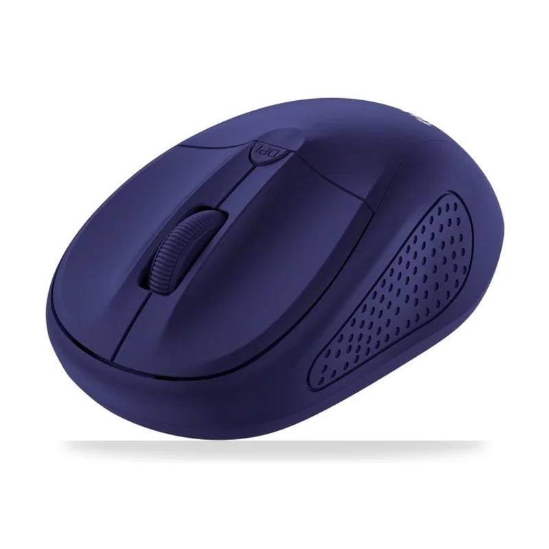 Ratón Mini Inalámbrico Trust Primo/ Hasta 1600 DPI/ Azul mate
