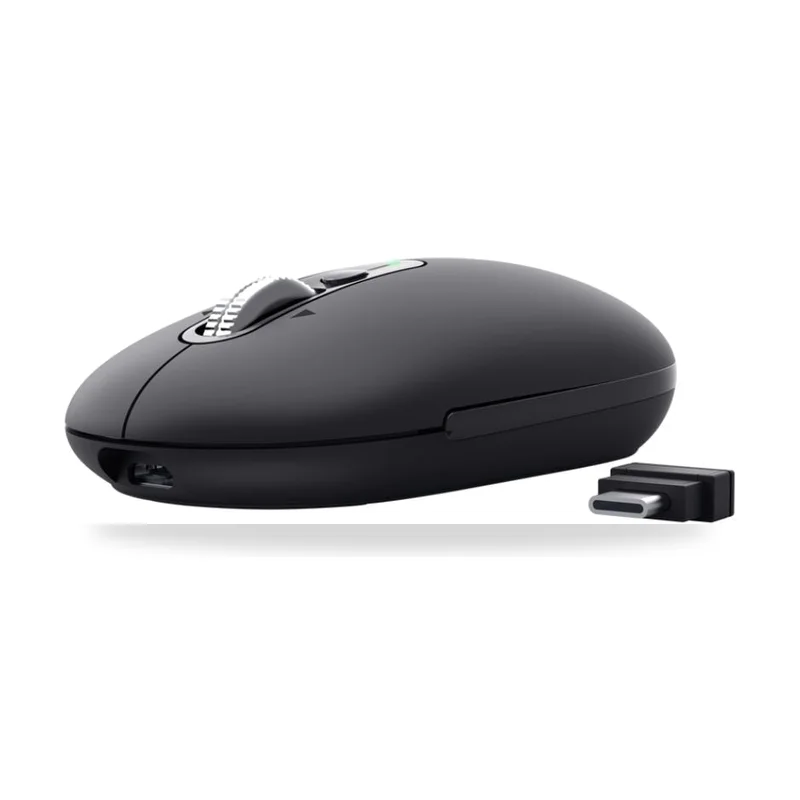 Ratón Inalámbrico Trust Seron 26018/ Batería recargable/ Hasta 3200 DPI/ Negro