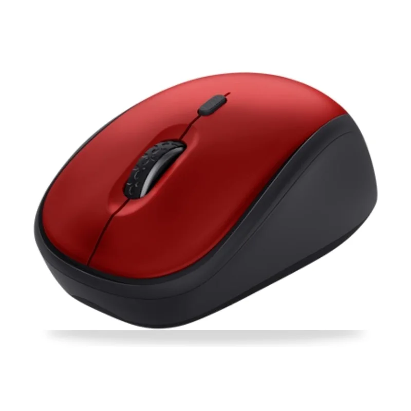 Ratón Mini Inalámbrico Trust Yvi+ Silent/ Hasta 1600 DPI/ Rojo