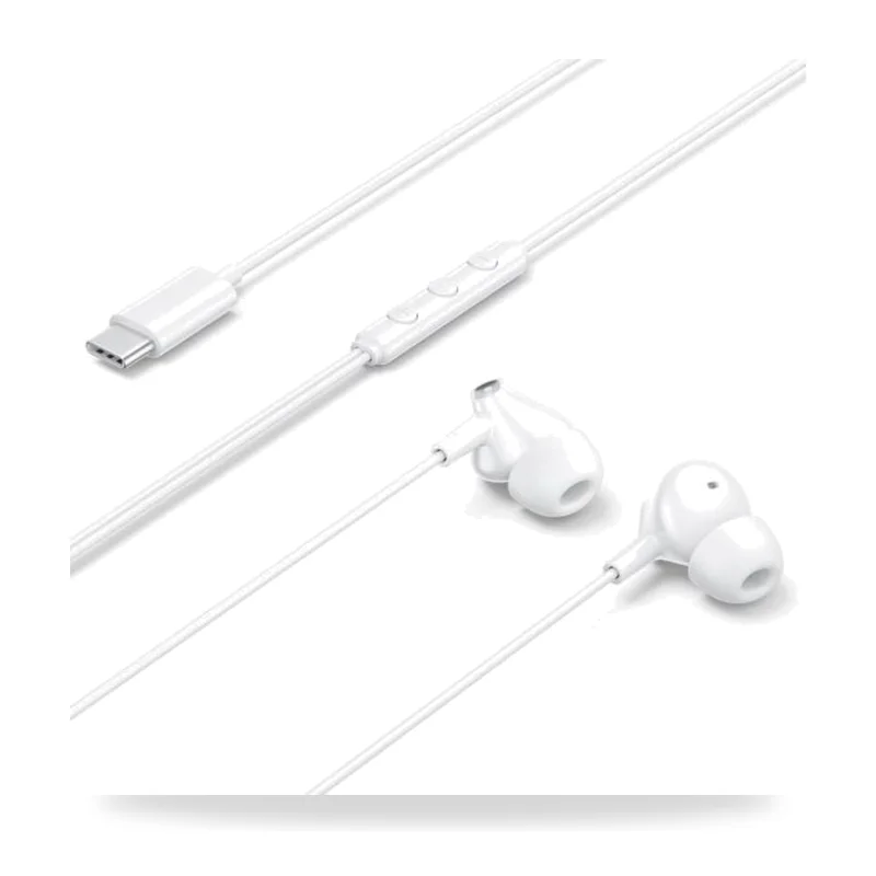 Auriculares Intrauditivos Vention Echo Lite USB-C In-Ear/ con Micrófono/ USB Tipo-C/ Blancos