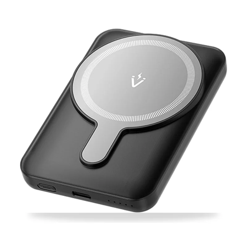 Powerbank 5000mAh Vention FHSB0/ 20W/ Wireless/ Negra