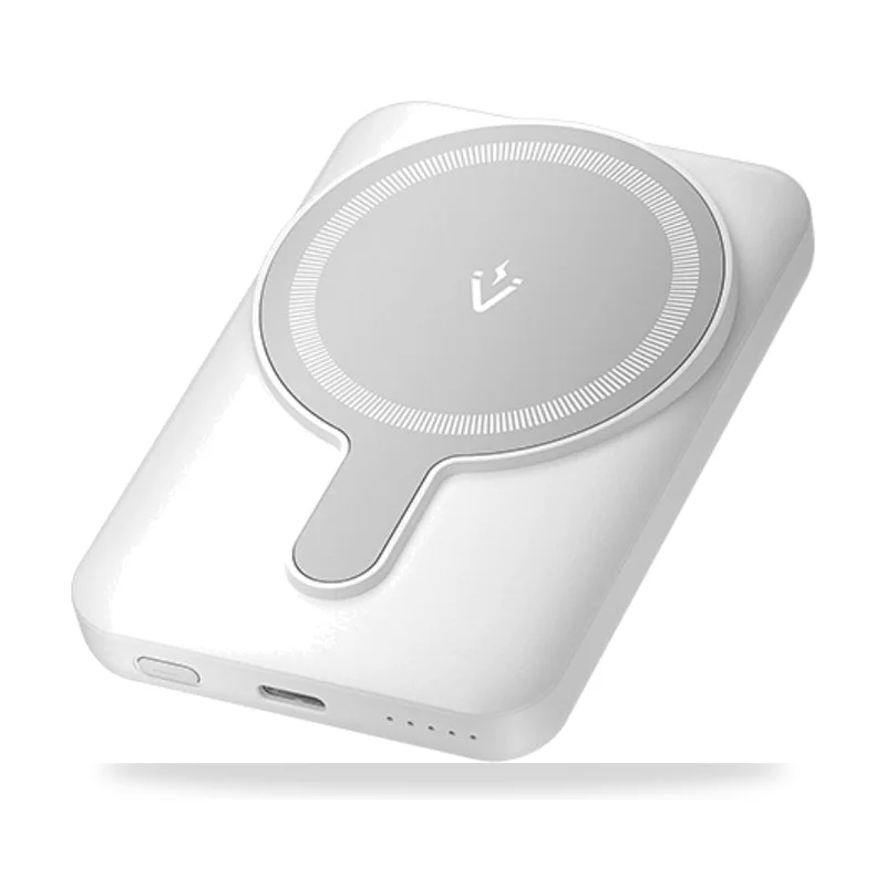Powerbank 5000mAh Vention FHSW0/ 20W/ Wireless/ Blanca