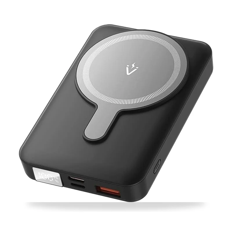 Powerbank 10000mAh Vention FHTB0/ 22.5W/ Wireless/ Negra