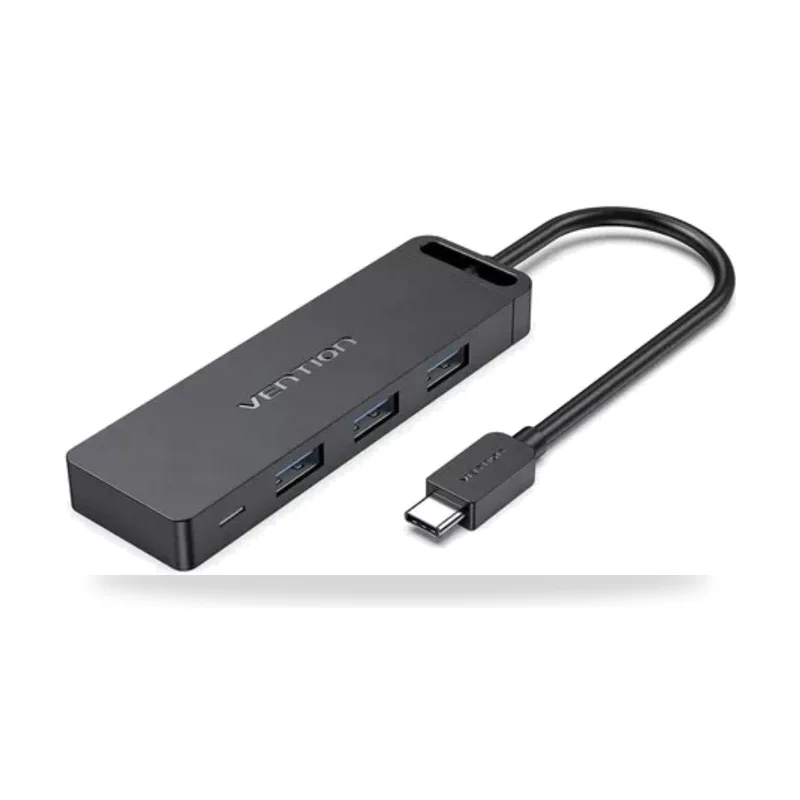Hub USB Tipo-C Vention TGTBB/ 3xUSB/ 1xUSB Tipo-C/ 1x MicroUSB PD