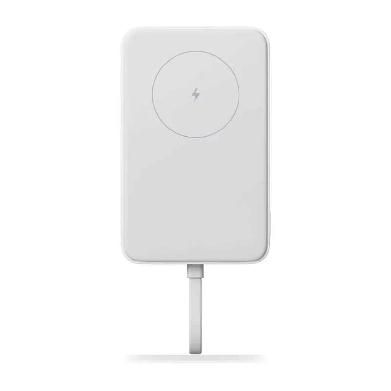 Powerbank 10000mAh Xiaomi 33W Magnetic Power Bank 10000 (Integrated Cable)/ Wireless/ Blanca