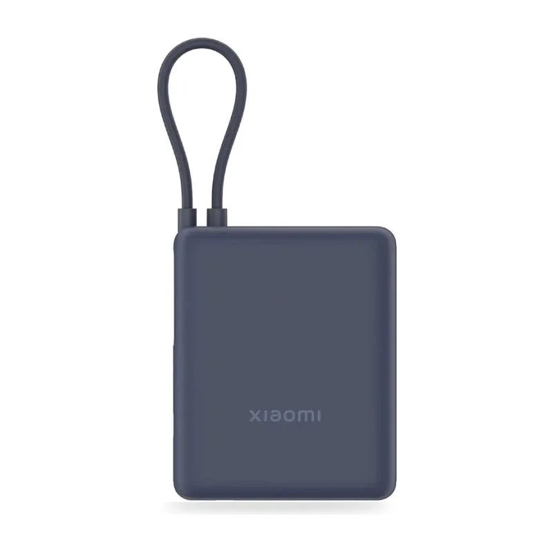 Powerbank 10000mAh Xiaomi 33W Power Bank Integrated Cable/ 33W/ Azul/ Incluye Cable USB Tipo-C