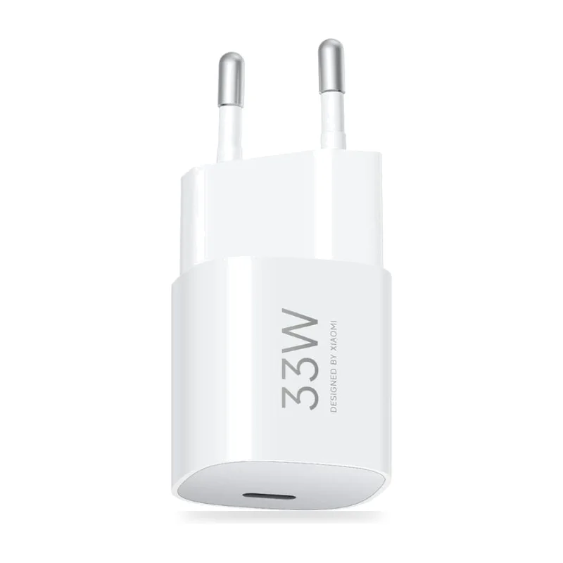 Cargador de Pared GaN Xiaomi 33W Nano Power Adapter 1xUSB Tipo-C/ 33W
