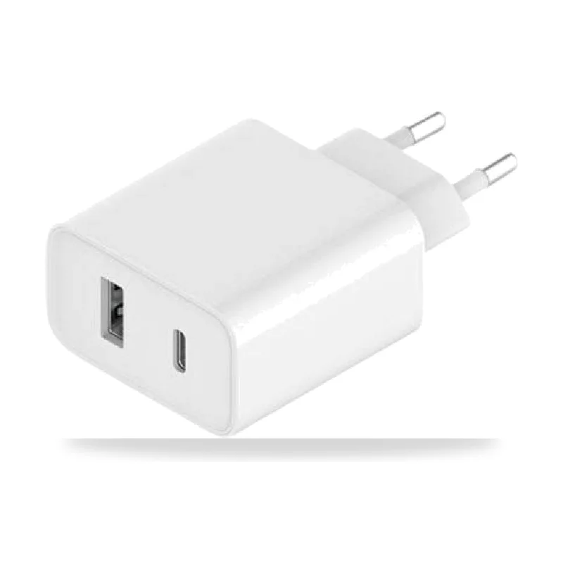 Cargador de Pared Xiaomi Mi 33W Wall Charger/ 1xUSB Tipo-C/ 1xUSB/ 33W