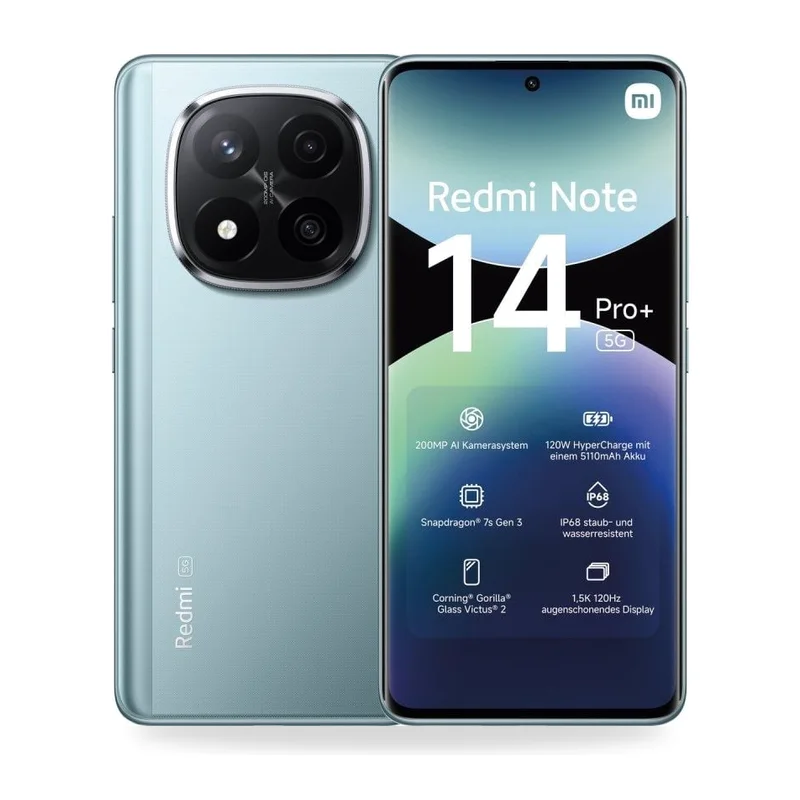 Smartphone Xiaomi Redmi Note 14 Pro+ 12GB/ 512GB/ 6.67"/ 5G/ Azul