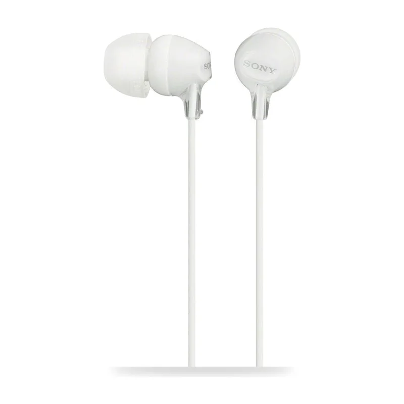 Auriculares Intrauditivos Sony/ Jack 3.5/ Blancos
