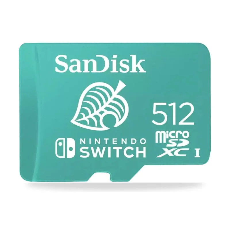 Tarjeta de Memoria SanDisk Nintendo Switch 512GB microSD XC UHS-I/ Clase 10/ 100MBs