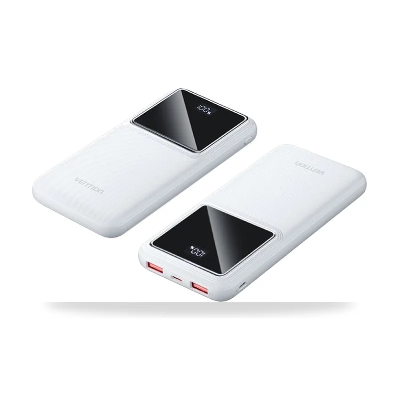 Powerbank 10000mAh Vention FHKW0/ 22.5W/ Blanca