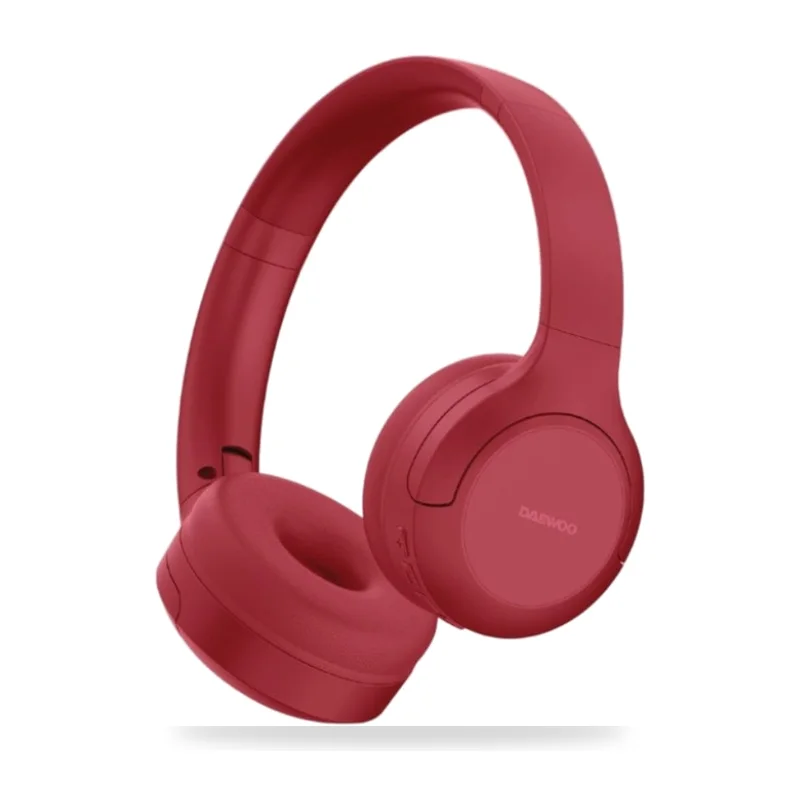 Auriculares Inalámbricos Daewoo/ con Micrófono/ Bluetooth/ Rojos