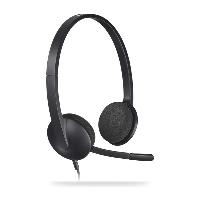 Auriculares Logitech H340/ con Micrófono/ USB/ Negros