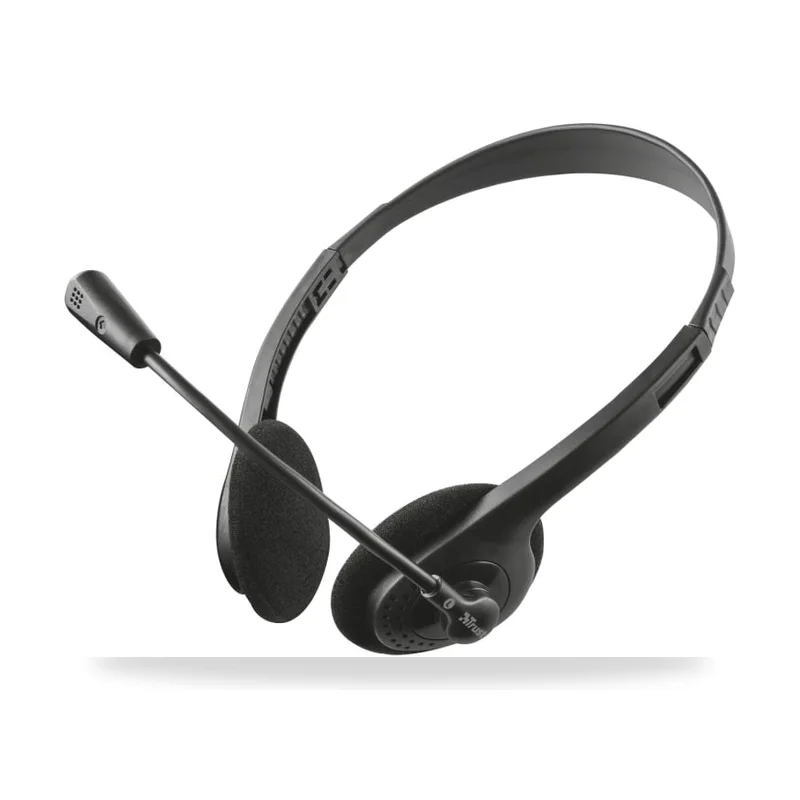 Auriculares Trust Primo Chat/ con Micrófono/ Jack 3.5/ Negros