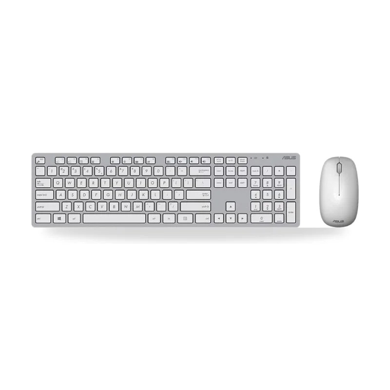 Teclado y Ratón Inalámbricos Asus Wireless/ Blanco