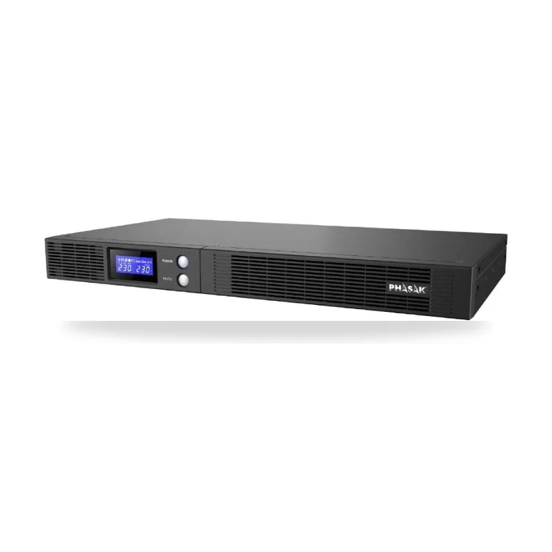 SAI Línea Interactiva Phasak Protekt Slim Rack/ 750VA-450W/ 4 Salidas/ Formato Rack