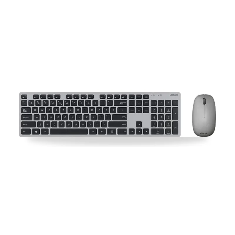 Teclado y Ratón Inalámbricos Asus Wireless/ Gris
