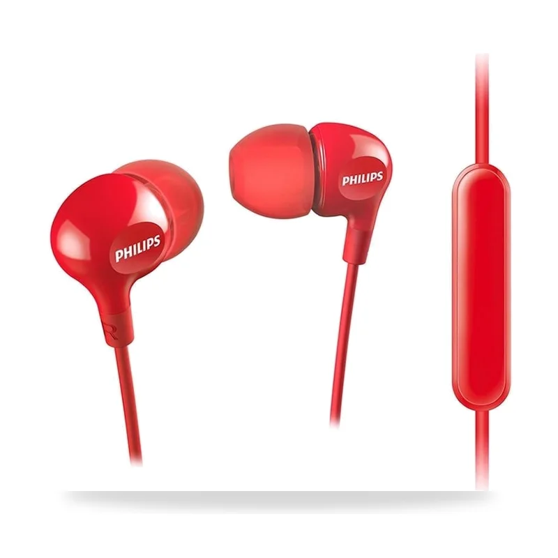 Auriculares Intrauditivos Philips/ con Micrófono/ Jack 3.5/ Rojos
