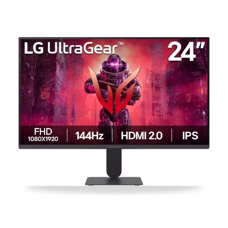 Monitor Gaming LG UltraGear 23.7"/ Full HD/ 1ms/ 144Hz/ IPS/ Negro