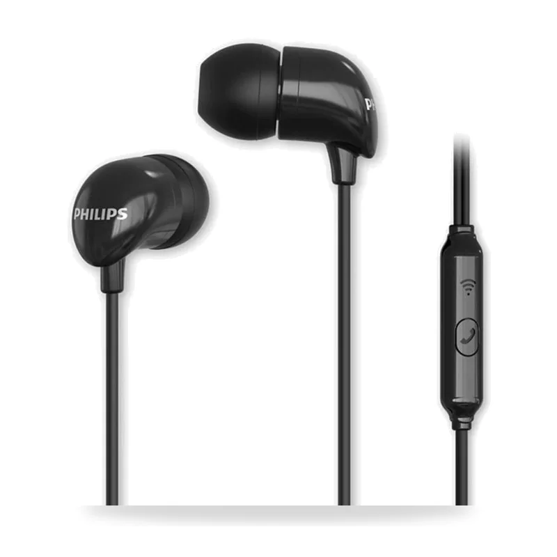 Auriculares Intrauditivos Philips/ con Micrófono/ Jack 3.5/ Negros